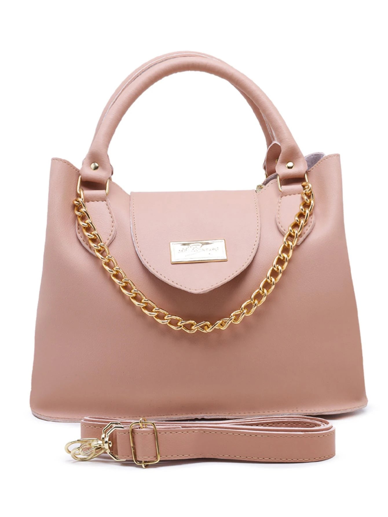 WILLIBAGS Bolsa Feminina Saquinho Elegante com Alça Transversal Com Detalhes de Corrente e Bolso Externo