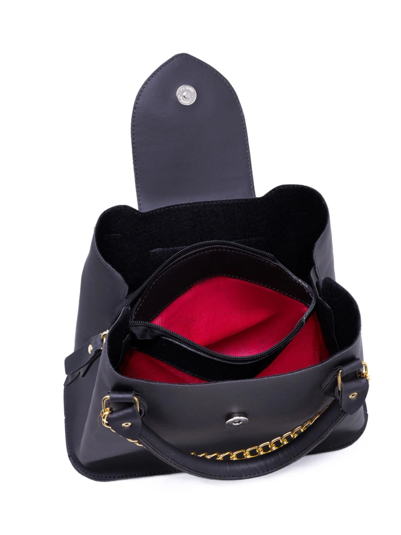 WILLIBAGS Bolsa Feminina Saquinho Elegante com Alça Transversal Com Detalhes de Corrente e Bolso Externo