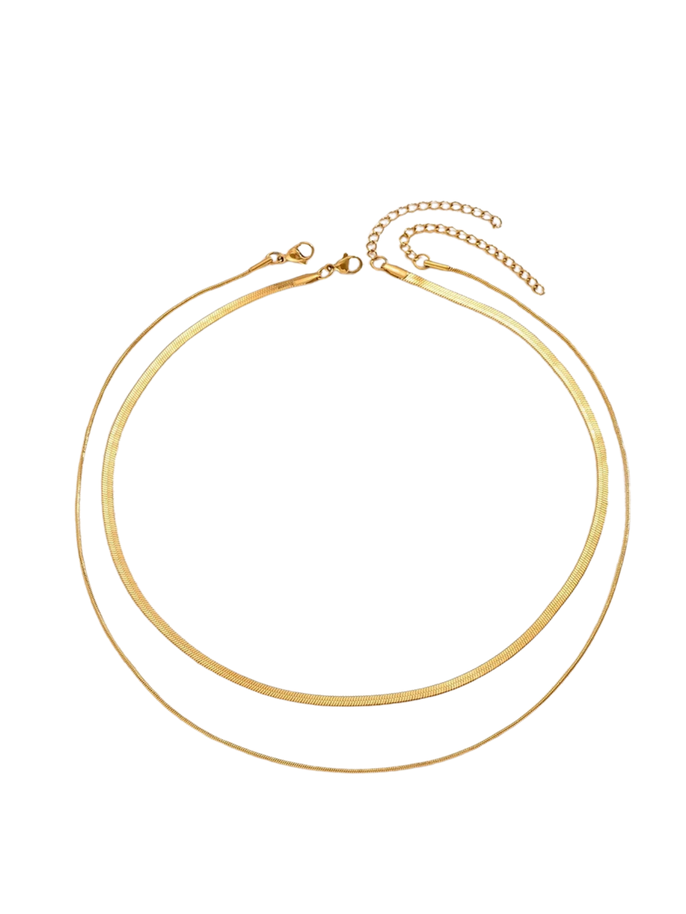 Colar Duplo Dourado