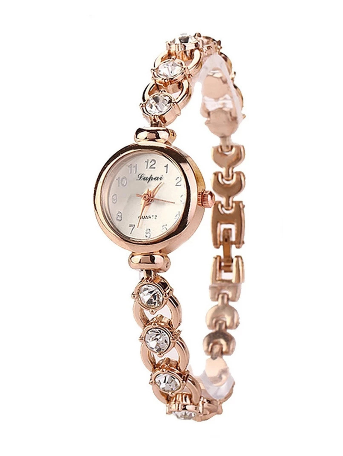 Relógio Bracelete com Cristais | Bella & Finna