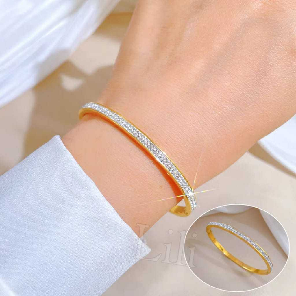 Bracelete de Luxo com Cristais | Bella & Finna