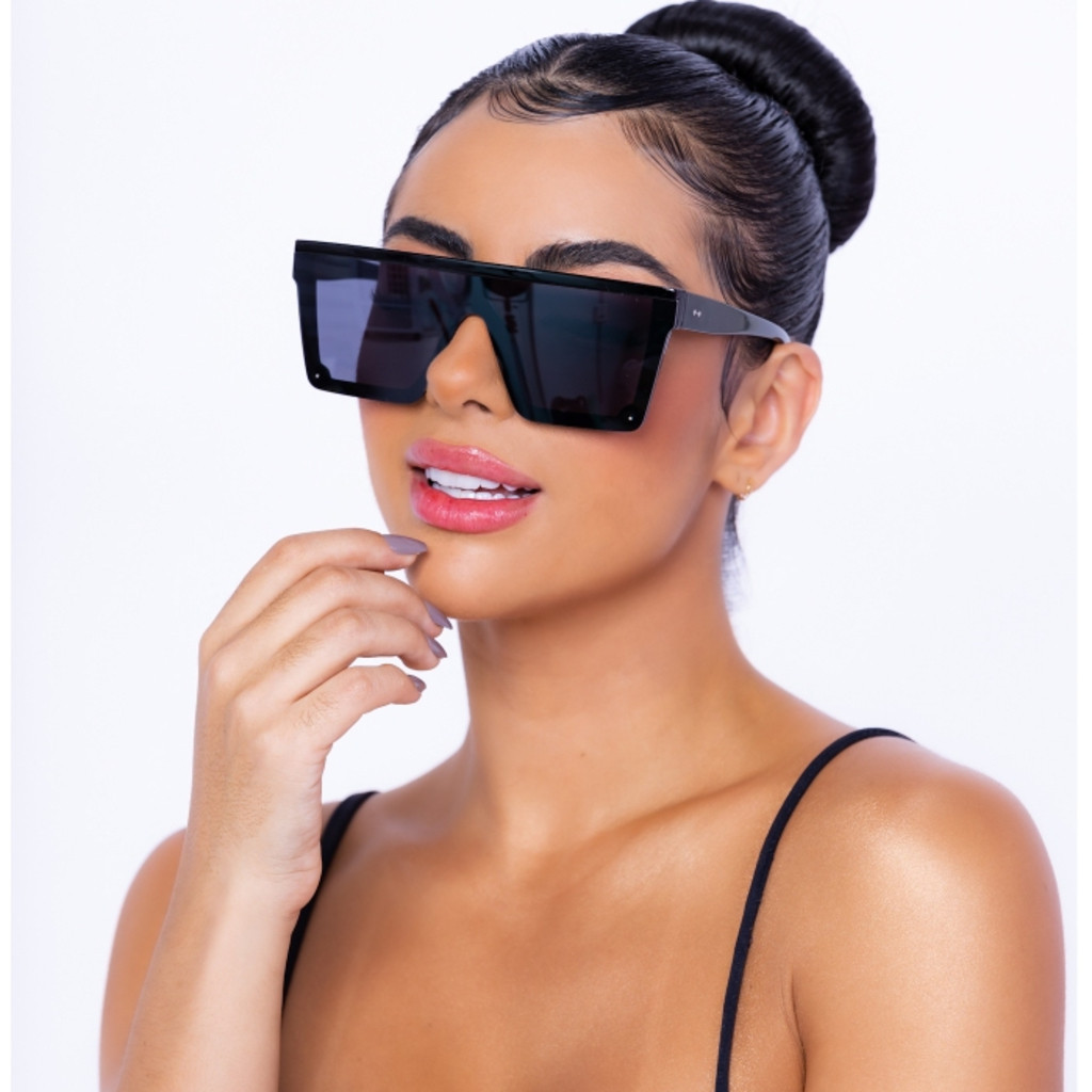 Óculos de Sol Feminino Unisex Quadrado Maior UV400 modas