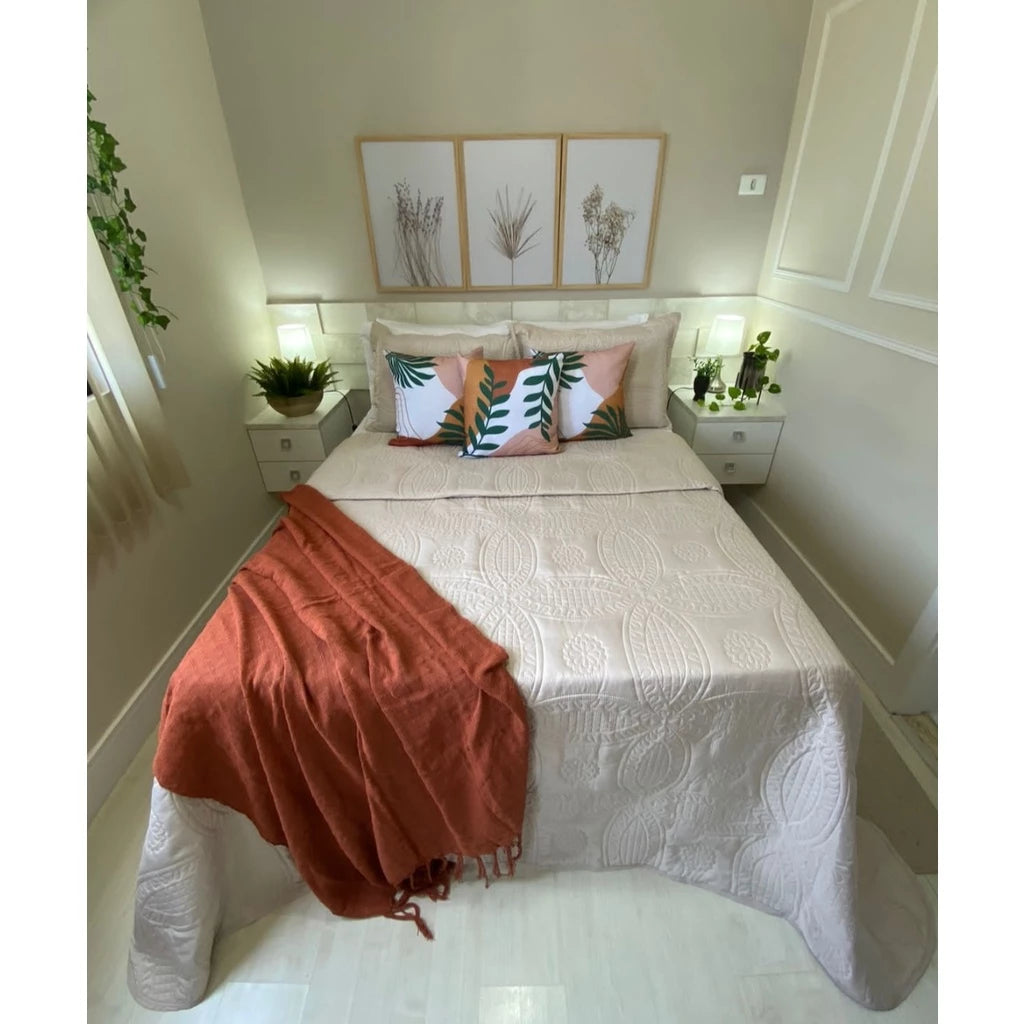 Manta Pra Sofa Terracota Telha Xale Chale Poltrona peseira