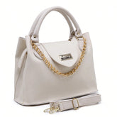 Bolsa de Ombro com Corrente Dourada | Bella & Finna