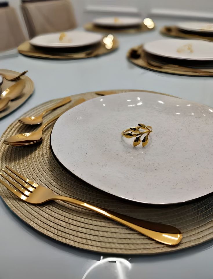 Kit Jogo Americano Redondo para Mesa Posta| Bella e finna