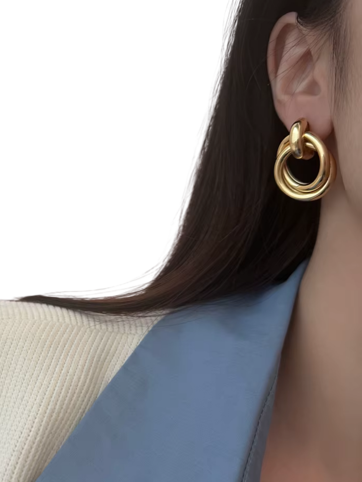 Brinco Nó de Ouro  | Bella & Finna