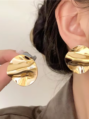 Brinco Orgânico Dourado | Bella & Finna