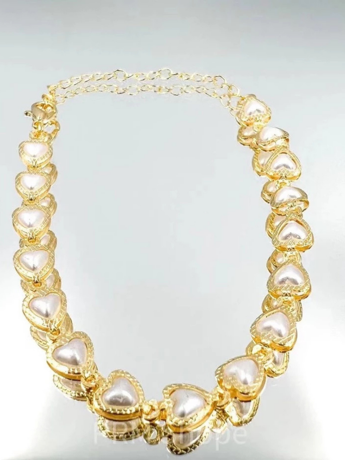 Pulseira Pérola com Coração | Bella & Finna