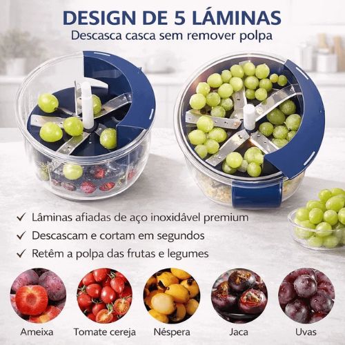 Descascador elétrico automático de alho e frutas | Bellaefinna