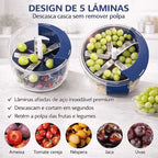 Descascador elétrico automático de alho e frutas | Bellaefinna