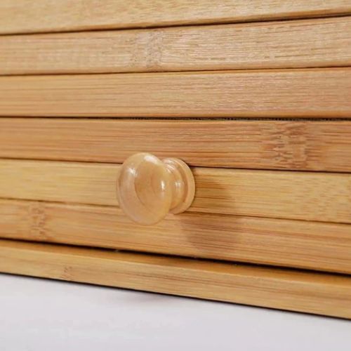 Porta Pães Minimalista Bambu Orgânico | BELLAEFINNA