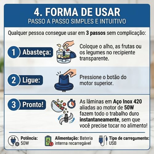 Descascador elétrico automático de alho e frutas | Bellaefinna