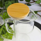 Jarra de Vidro Borossilicato e Tampa Bambu 1L | BELLAEFINNA