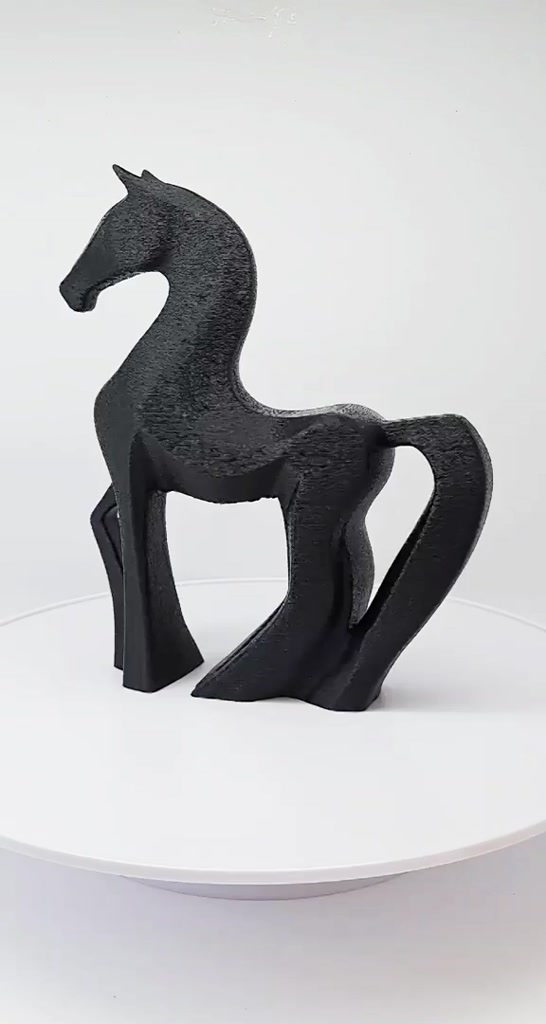 Escultura Cavalo Decorativa Moderna Sofisticada Elegante Estátua Casa Sala Escritório Presente 20cm