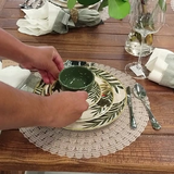 Jogo de 6 Pratos Rasos 26 cm Oxford Unni Tropicano