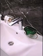 Saboneteira De Pia Escorra A Caixa De Sabão Para Banheiro Com Suporte metal