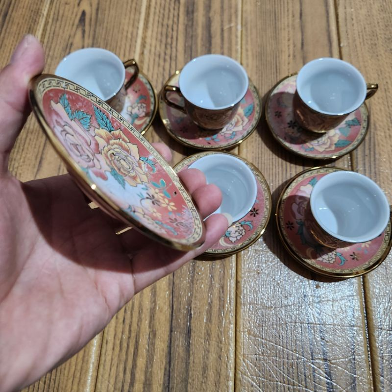 Xícara de café kit com 12 peças de Cerâmica em porcelana1
