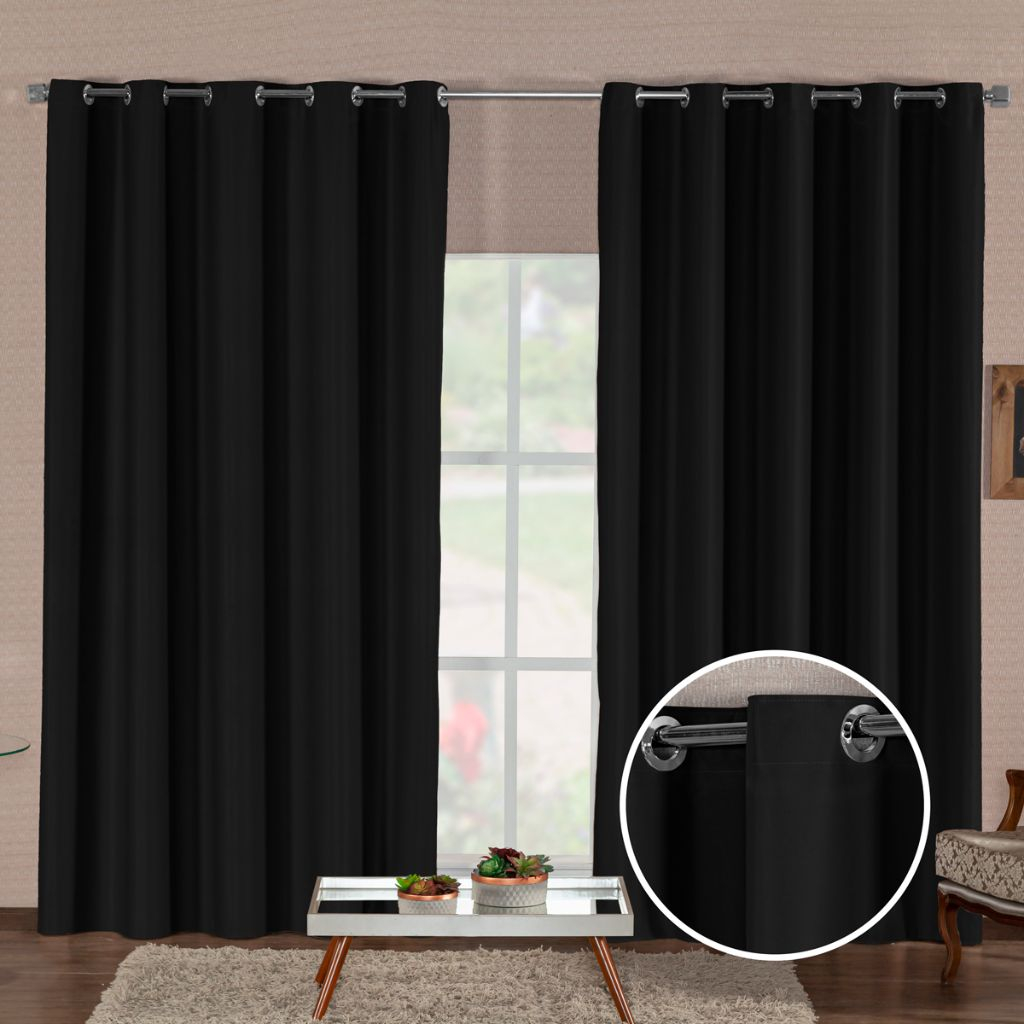 Cortina de Sala Quarto 100% Blackout Corta Luz Varias Cores