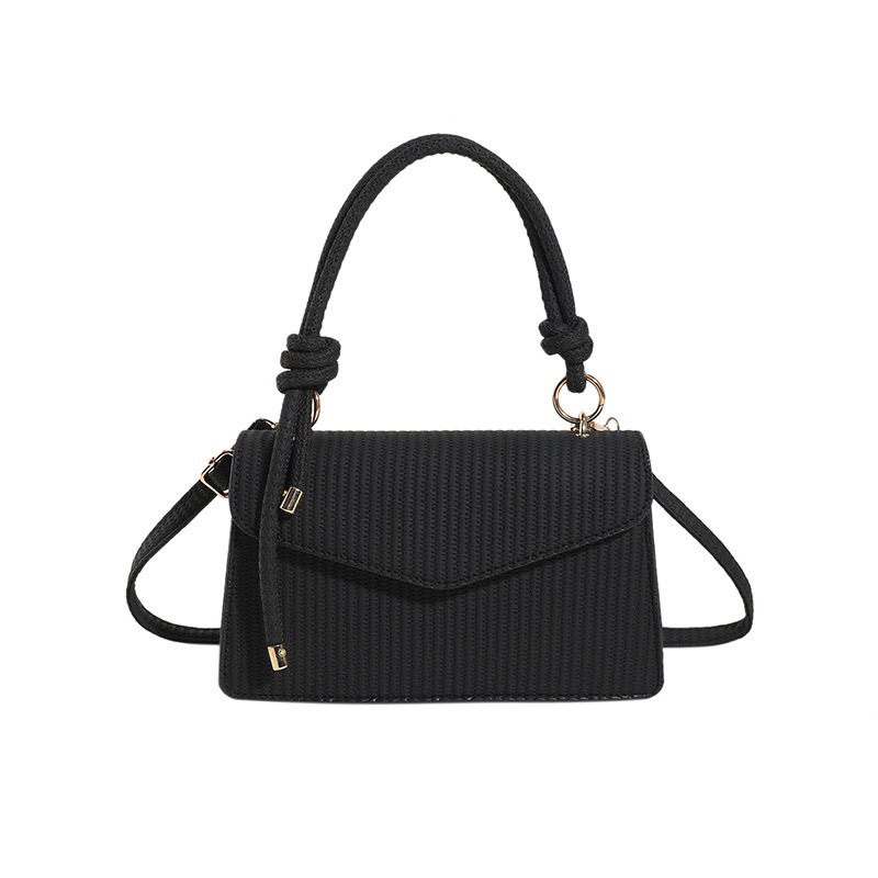 Bolsa Feminina Trançada Estilo Palha – Compacta e Sofisticada | Bella & Finna