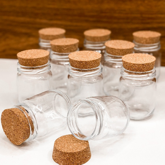 Kit 10 Potes de Tempero Vidro 200ml + Cartela de Temperos com 28 Adesivos Opcional | ESCOLHA SEU KIT