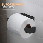 Kit de Acessórios para Banheiro Quadrado Preto Fosco Luxo 4 Peças