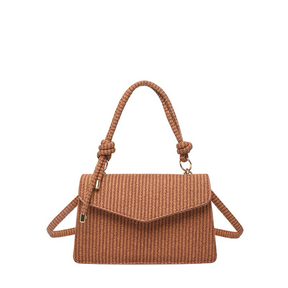 Bolsa Feminina Trançada Estilo Palha – Compacta e Sofisticada | Bella & Finna