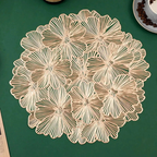 Jogo Americano Redondo até 10 peças Mesa Posta