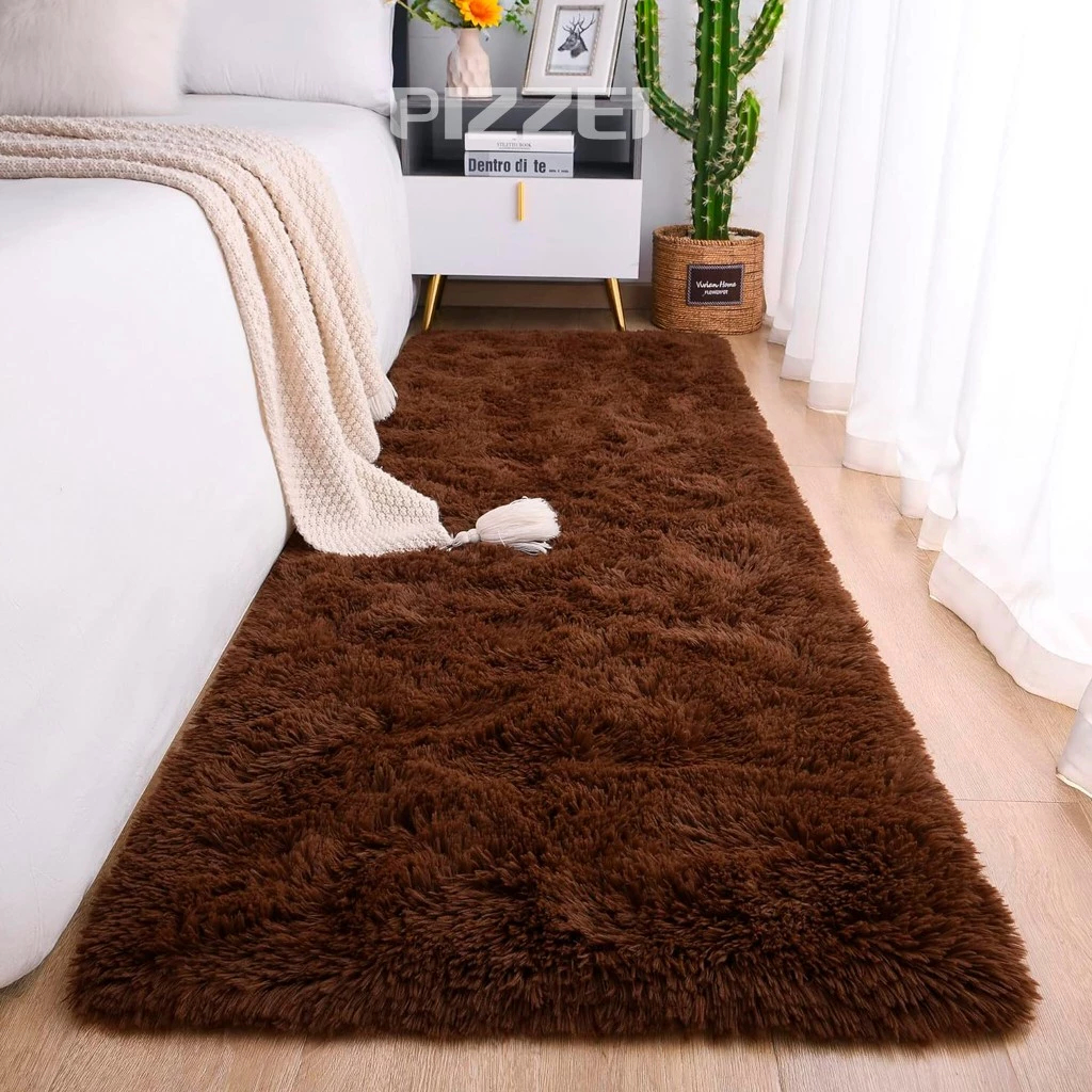 Tapete Passadeira 2,00 x 0,60 Corredor Quarto Sala Felpudo Várias Cores