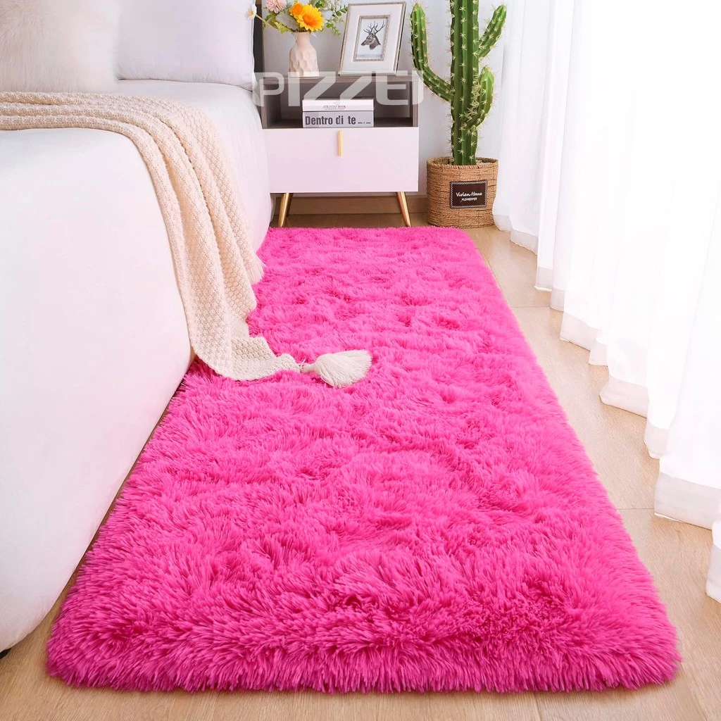 Tapete Passadeira 2,00 x 0,60 Corredor Quarto Sala Felpudo Várias Cores