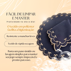 Kit Jogo Americano 8 Pçs Souplats Mesa De 4 Lugares Mesa Posta Guardanapo Supla Sousplat