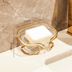 Saboneteira De Pia Escorra A Caixa De Sabão Para Banheiro Com Suporte metal