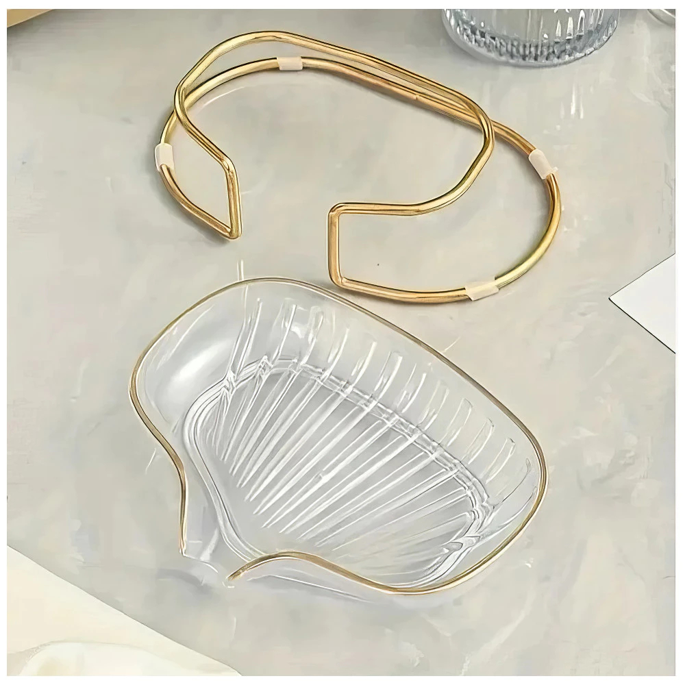 Saboneteira De Pia Escorra A Caixa De Sabão Para Banheiro Com Suporte metal