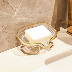 Saboneteira De Pia Escorra A Caixa De Sabão Para Banheiro Com Suporte metal