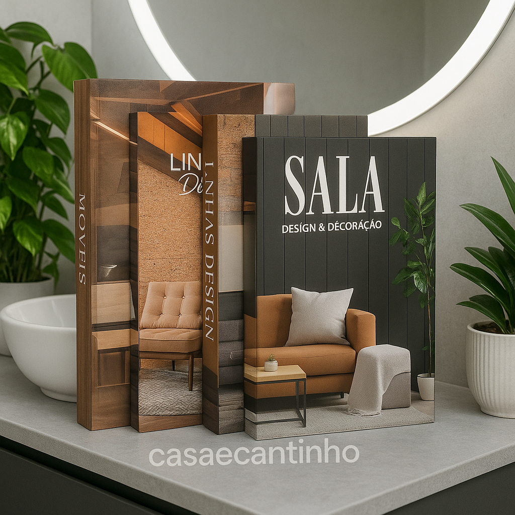 Kit 3 Caixas Livro Decorativo Porta Objetos Decoração Casa Sala Multiuso Jogo de Livros Decorativos