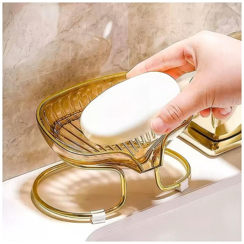 Saboneteira De Pia Escorra A Caixa De Sabão Para Banheiro Com Suporte metal