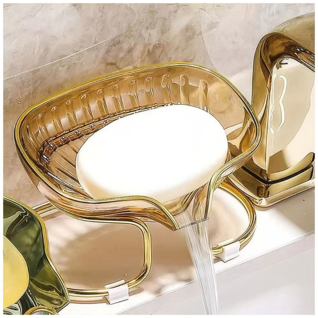 Saboneteira De Pia Escorra A Caixa De Sabão Para Banheiro Com Suporte metal