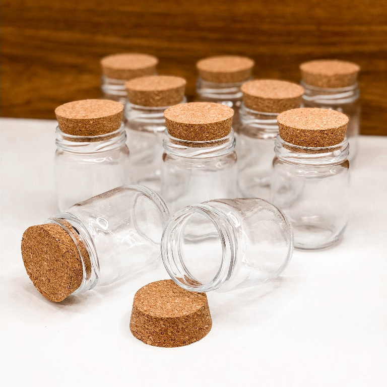 Kit 10 Potes de Tempero Vidro 200ml + Cartela de Temperos com 28 Adesivos Opcional | ESCOLHA SEU KIT