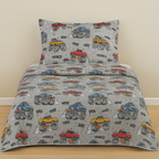 Kit Colcha Estampada Dupla Face Cobre leito 03 Peças Super Macio Tamanho Grande