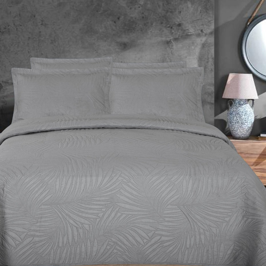 Kit Colcha Estampada Dupla Face Cobre leito 03 Peças Super Macio Tamanho Grande