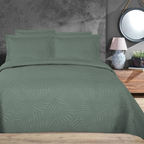 Kit Colcha Estampada Dupla Face Cobre leito 03 Peças Super Macio Tamanho Grande