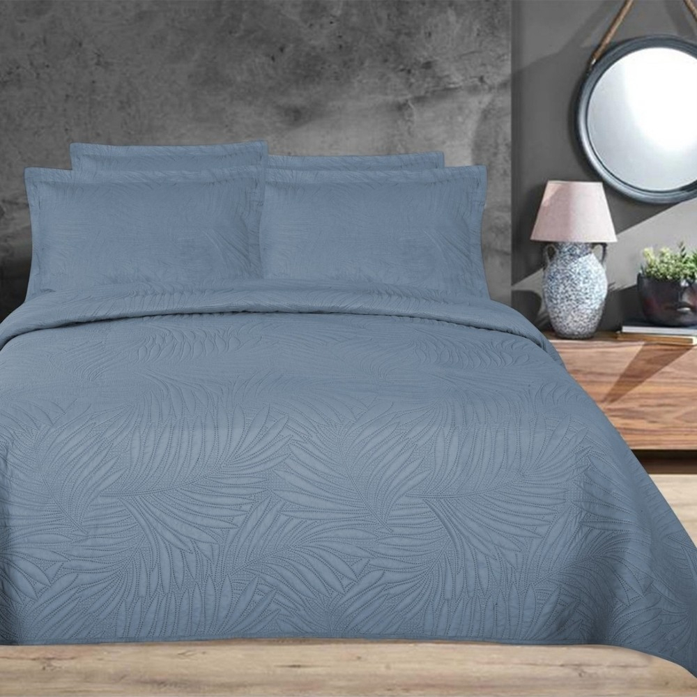 Kit Colcha Estampada Dupla Face Cobre leito 03 Peças Super Macio Tamanho Grande