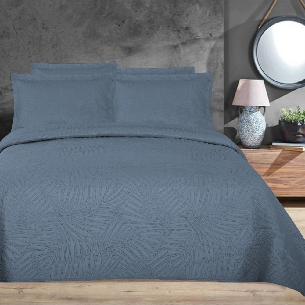 Kit Colcha Estampada Dupla Face Cobre leito 03 Peças Super Macio Tamanho Grande