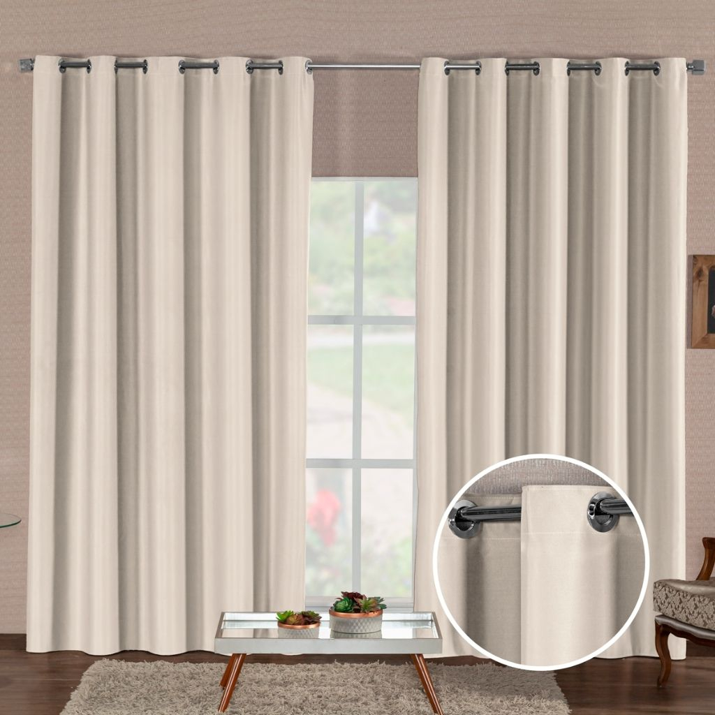 Cortina de Sala Quarto 100% Blackout Corta Luz Varias Cores