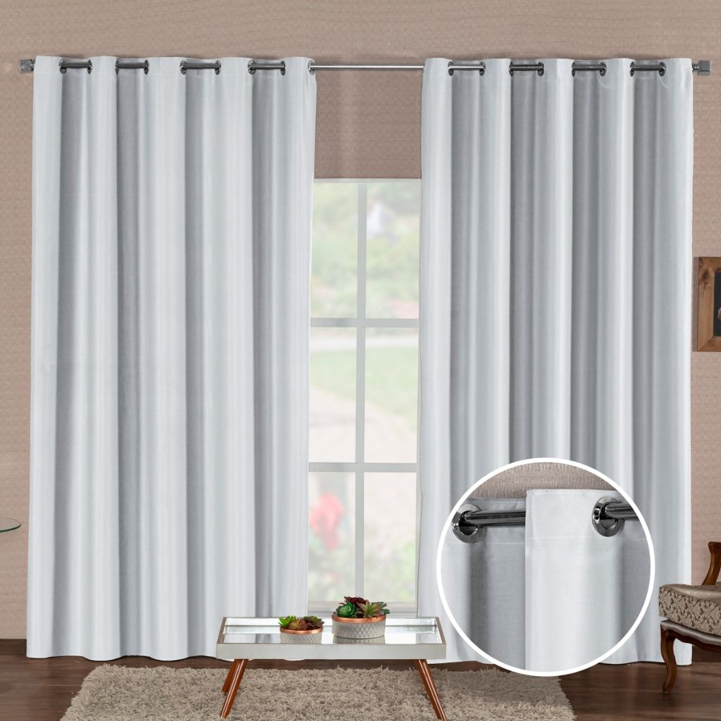 Cortina de Sala Quarto 100% Blackout Corta Luz Varias Cores