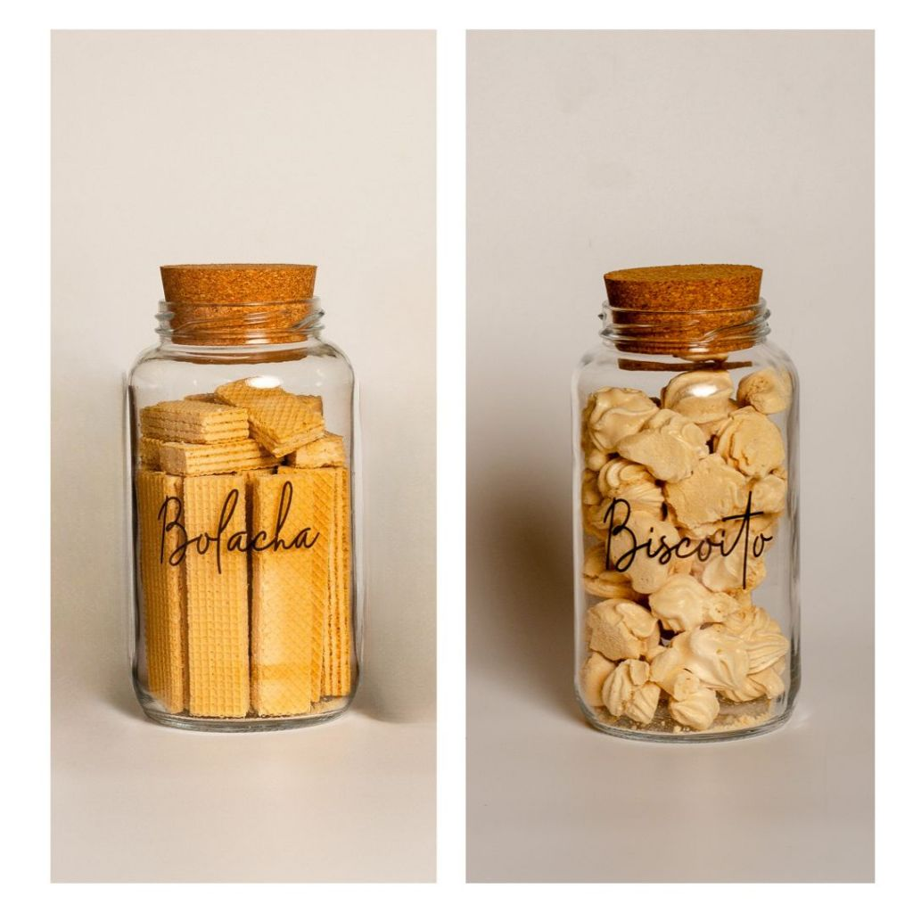 Kit 3 Potes Personalizados para o Cantinho do Café | Organize com Amor e Propósito |Bellaefinna