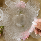 OFERTA Xícara Bohemia Vidro 220ml Com Pires Kit com 3 6 12 Unidades Café Coffe Chá