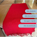 Kit 2 Mantas para Sofá 210x120 Natal Manta Natalina de Sofá Decoração Grande 100% Algodão Protetor Poltrona