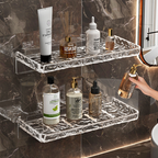 Suporte De Shampoo Prateleiras De Banheiro Sem Furo Acrilico Chifre