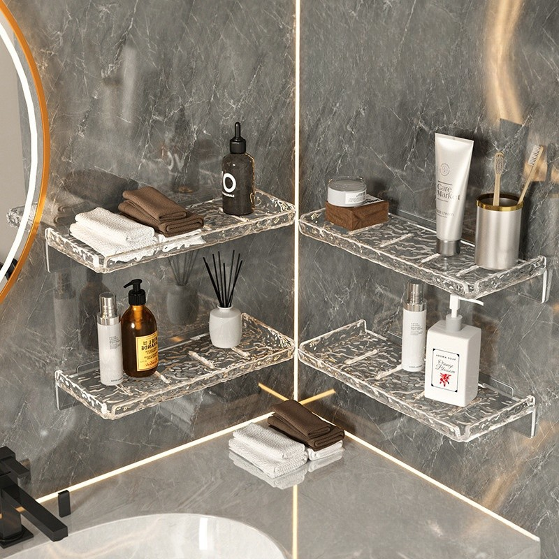 Suporte De Shampoo Prateleiras De Banheiro Sem Furo Acrilico Chifre