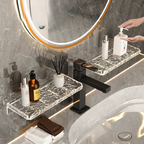 Suporte De Shampoo Prateleiras De Banheiro Sem Furo Acrilico Chifre